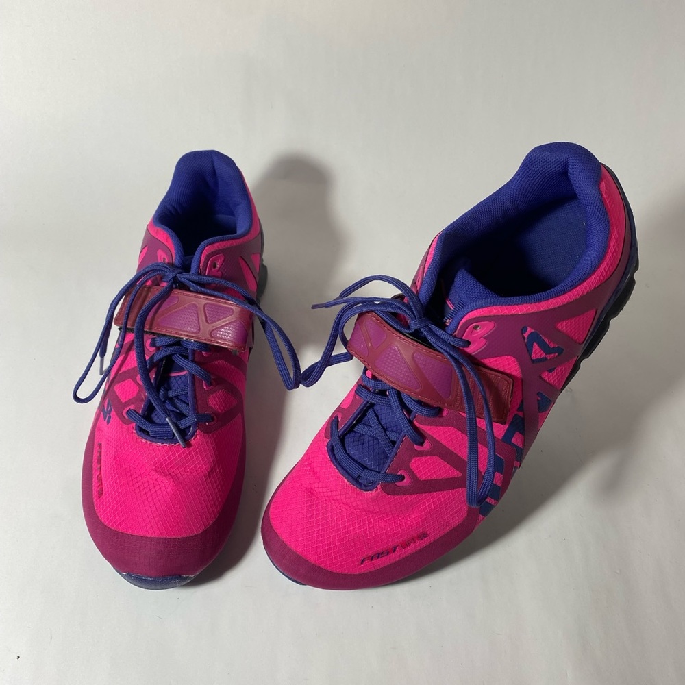 Inov-8 Fast Lift 335 Weightlifting Shoes Pink Blue Men's Sz 8.5 Women's Sz 10